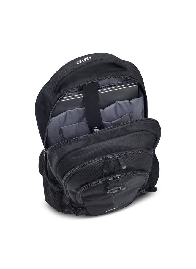 DELSEY Paris Element Navigator 15.6" Laptop Protection 2 Compartment Backpack - Black  - Image 4