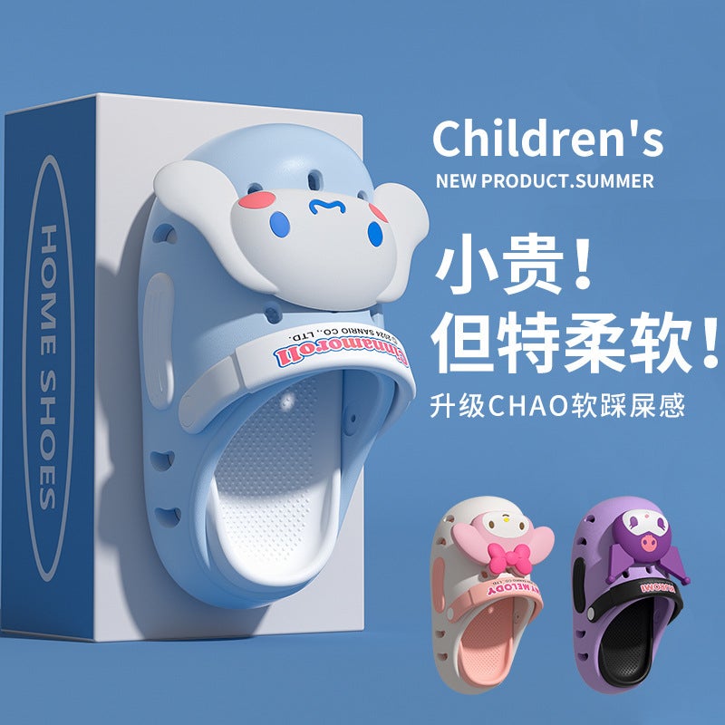 نعال ميلودي للأطفال للفتيات صيفي للأطفال الرضع داخل المنزل باوتو غير قابل للانزلاق للأولاد - Image 3