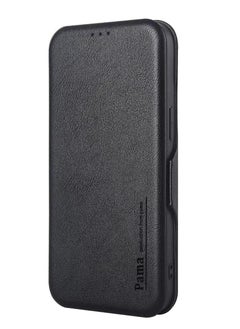 Protective Book Case Cover For iPhone 14 Pro Max Black