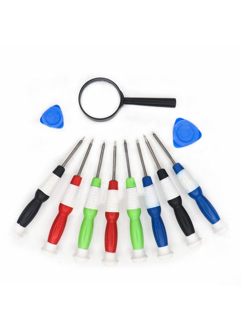 SP BK 8600- Screwdriver Tool Kit for Mobile, Laptop Repairing 11 in 1 (8Pcs Screwdriver + 1pcs Magnifying Glass + 2pcs Opening Small Triangular Picks)