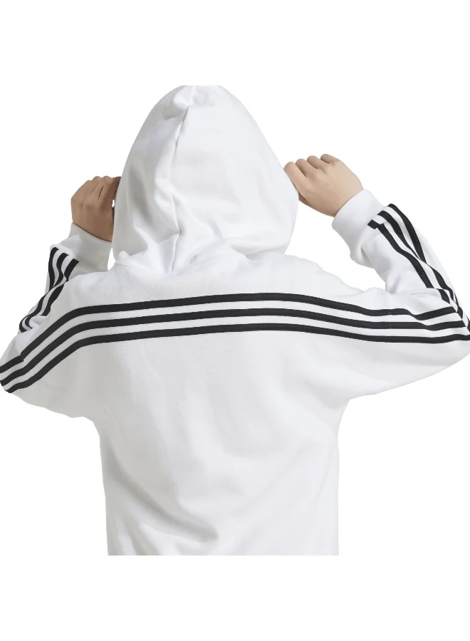 adidas قمصان تدريب رياضية للأطفال للجنسين باللون الأبيض