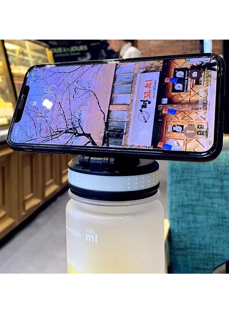 QSHOP QShop®️ Leakproof Motivational Sports Water Bottle, Fashionable and Durable Portable Drinking Bottle for Gym and Fitness  - Image 3