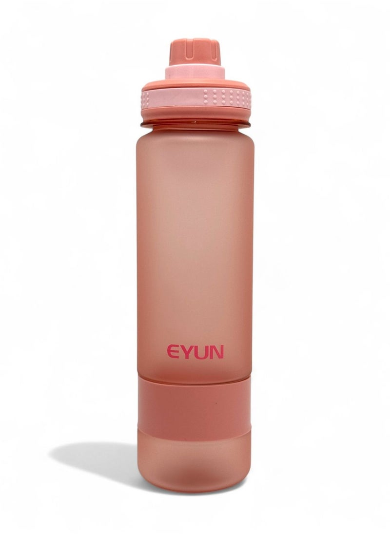 QSHOP QShop®️ Leakproof Motivational Sports Water Bottle, Fashionable and Durable Portable Drinking Bottle for Gym and Fitness  - Image 1