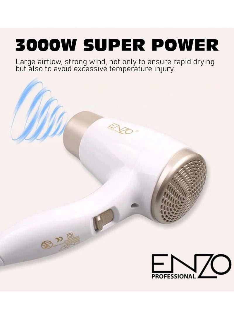 ENZO 💨 ENZO Luxury Wall-Mounted Hair Dryer – Durable & Elegant for Home and Salon Use  - Image 4