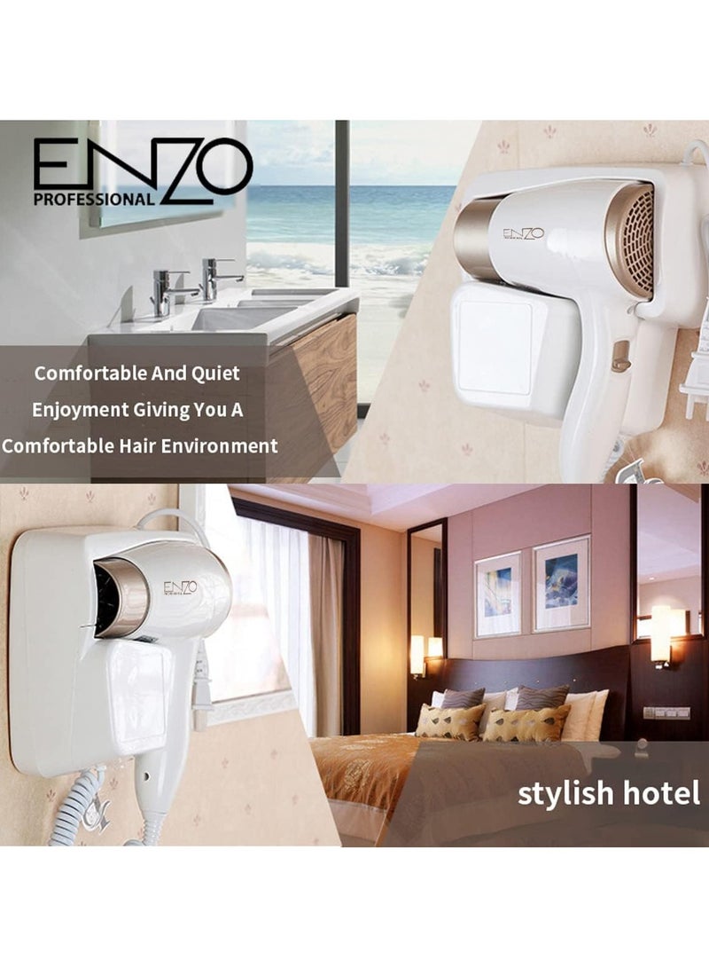 ENZO 💨 ENZO Luxury Wall-Mounted Hair Dryer – Durable & Elegant for Home and Salon Use  - Image 5