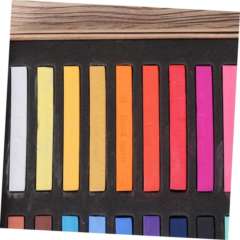 Soft Pastel Chalk Sticks Set 24 Piece Vibrant Colors For Artists And Crafting - Image 3