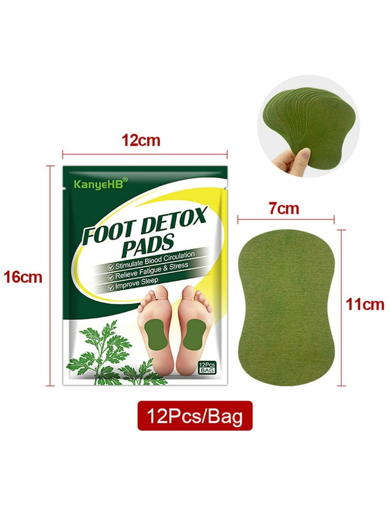 كاني إتش بي 12pcs التنظيف العميق تصحيحات القدم الرعاية القدم تصحيحات القدم, القدم تصحيحات القدم لإزالة السموم تصحيحات القدم التنظيف العميق,100٪ طبيعي للتخفيف من الإجهاد, تحسين نوعية النوم, تحسين الدورة الدموية - Image 5