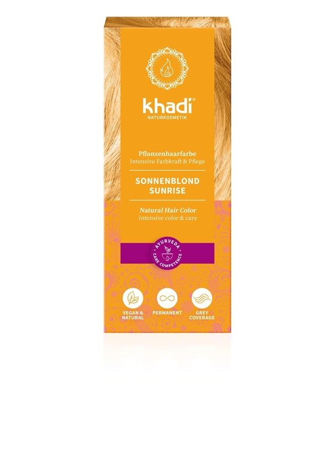 Khadi Khadi Herbal Hair – Herbal Dawn Colour (Sunrise) 100 g - Image 1