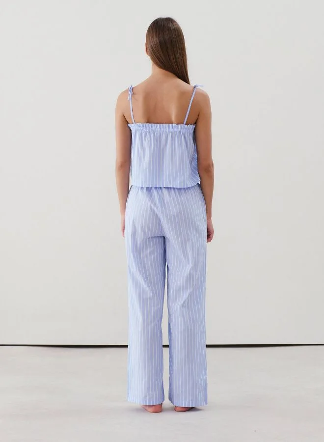 UNDIZ Cotton striped trousers