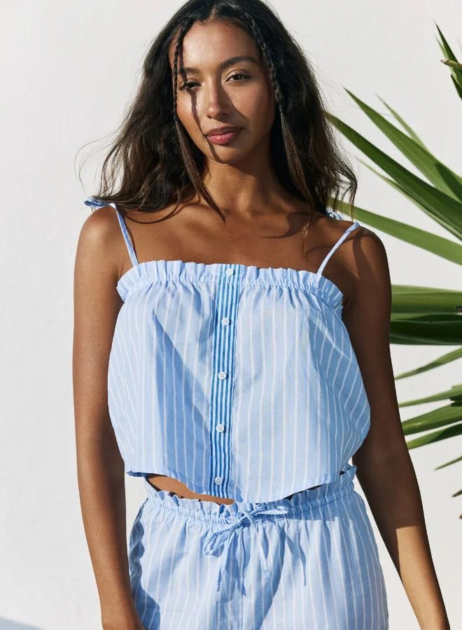 UNDIZ Cotton striped trousers