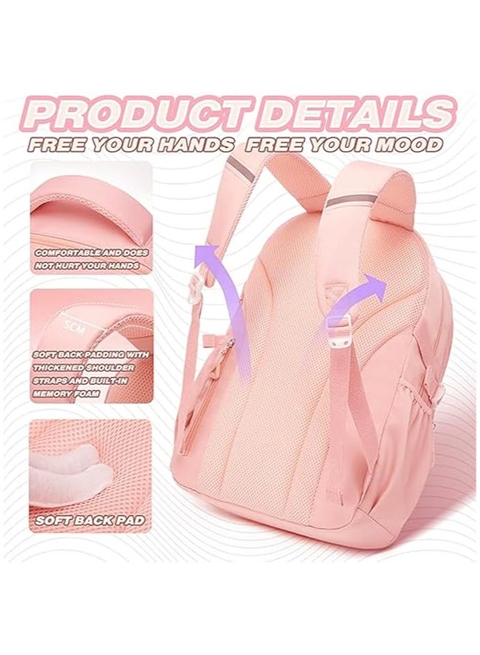 Karissa 2pc set School bag with pencil bag,Waterproof School Backpacks for Girls,Middle Schoolbag Elementary Student Bookbag,Multiple Pockets Schoolbags,Large Casual School Daypacks for Teens - Image 5