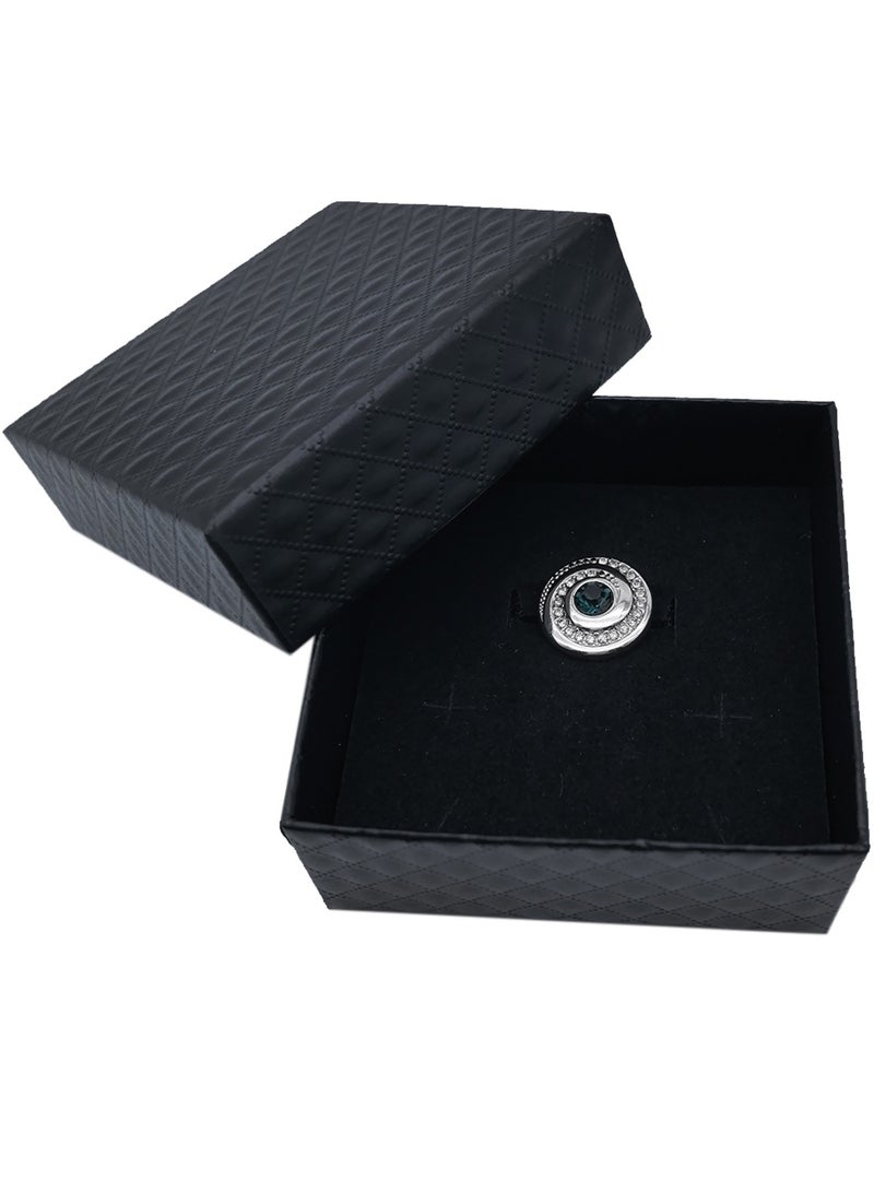 Silver Round Spiral Pin Brooch, Shiny Crystal Pin Brooch for Women Men Children, Circle Lapel Pins Shirt Collar Brooch Buckle Lapel Pins Badge Suit Clip Accessory for Clothing Bags Jackets Shirts.  - Image 4