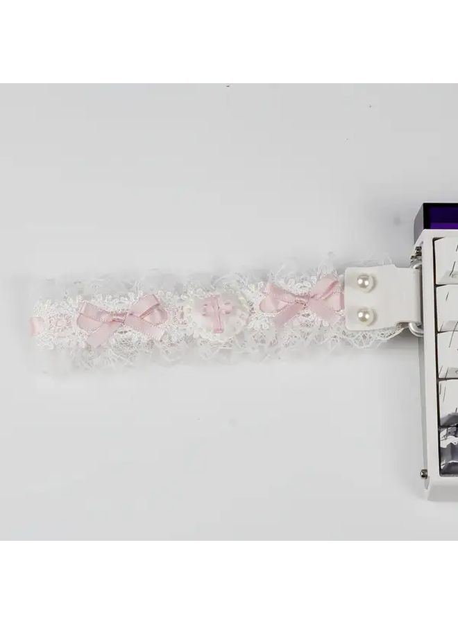 Blue Lace Ribbons For Keyboard Decoration DIY Valentine Gifts For Couples - Image 5