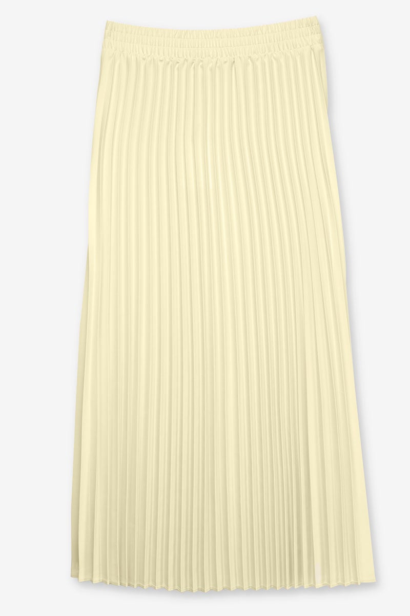 RINA تنورة ماكسي أساسية صفراء - Image 2