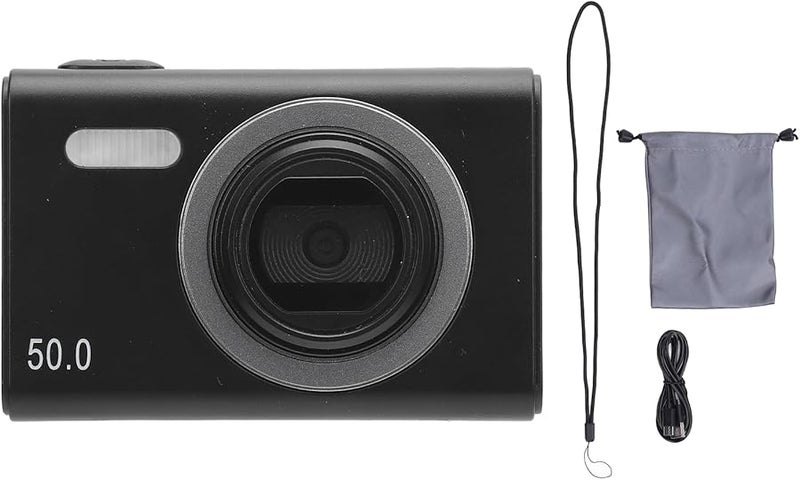 Digital Camera 48MP Photo HD Video 2.2 Inch TFT Screen Compact White Type 1 Easy Operation Long Battery Life Ideal For Travel - Image 2