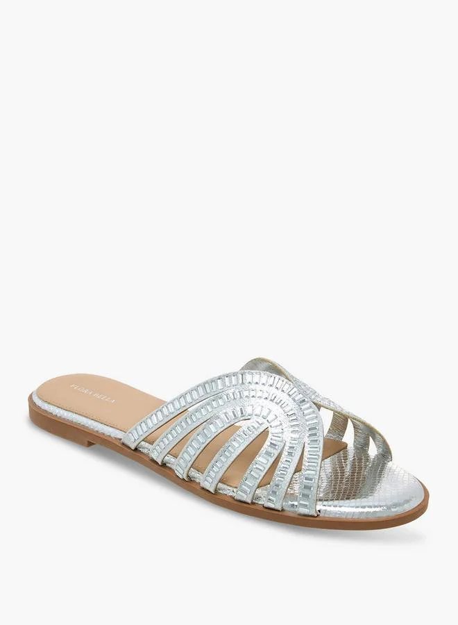 Flora Bella By Shoexpress Flora Bella Women Embellished Slide Sandals