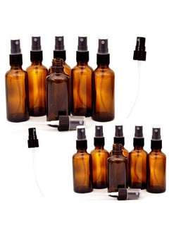 12 Pack Empty Amber Glass Spray Bottles 6 Pack 4 Ounce And 6 Pack 2 Ounce Refillable Containers For Essential Oils Cleaning Products Durable Black Trigger Sprayer Fine Mist And Stream - pzsku/ZA80B59CF1A1513A58EE5Z/45/_/1707976615/199489d3-f3e3-4337-9cd6-056fe5cbb1d7