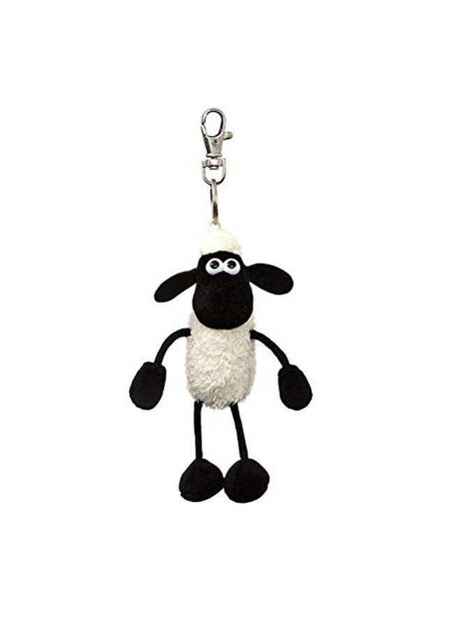 Aurora World Shaun The Sheep Plush 61176 Backpack Clip, Black and White, Great Gift Idea,9 x 7 x 14 centimetres - Image 2