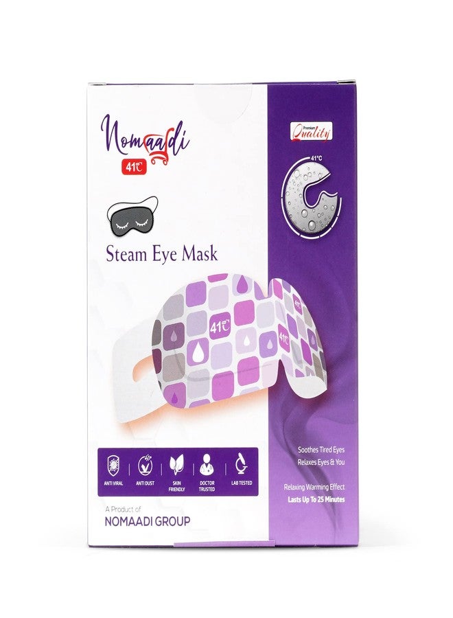 Nomaadi Diwali Gift | Nomaadi 6-Pack Self-Heating Eye Masks | Stress Relief, Eye Fatigue, Puffiness & Dark Circles | Travel & Gifting Essential - Image 3
