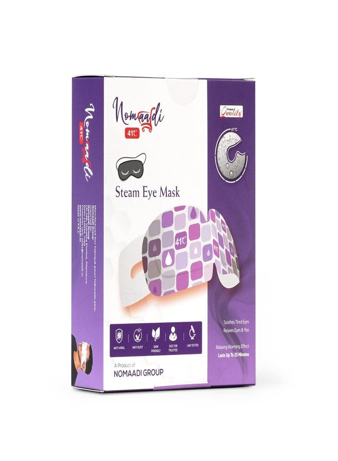 Nomaadi Diwali Gift | Nomaadi 6-Pack Self-Heating Eye Masks | Stress Relief, Eye Fatigue, Puffiness & Dark Circles | Travel & Gifting Essential - Image 4
