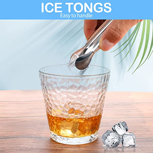 Sunenlyst 18PCS Mini Tongs for Appetizers, 5Inch Serving Tongs, Ice Tong Appetizer Tong, Small Tongs for Serving Food, Kitchen Utensils for Sugar Cubes, Coffee, Charcuterie Board (Silver-18pcs) - Image 3