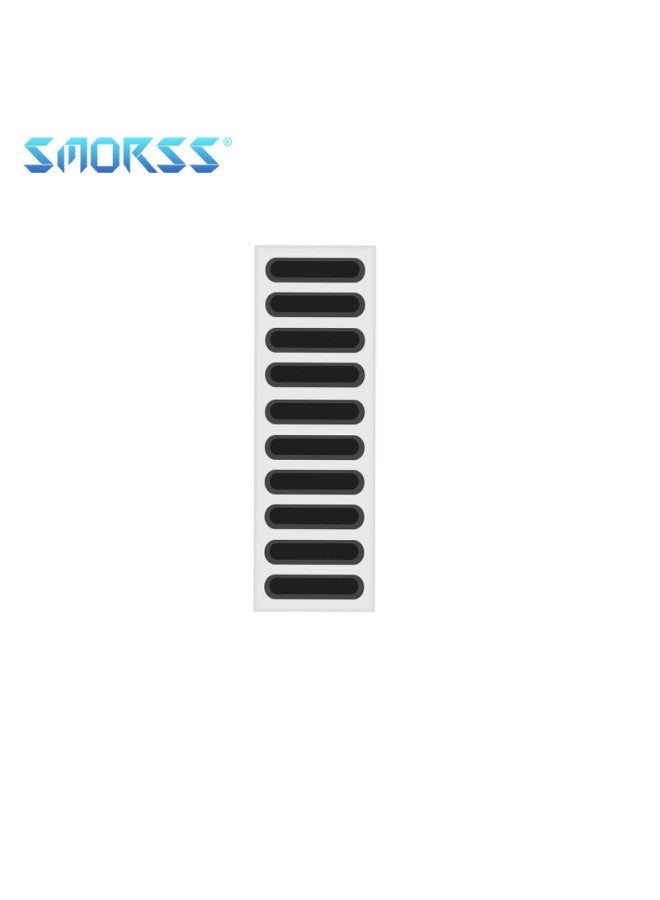 Smorss غطاء غبار مكبر الصوت من سمورز، غطاء غبار مكبر الصوت، غطاء غبار سماعة الأذن، سدادة غبار منفذ الشحن، ملصق شبكة سماعة الأذن - Image 2