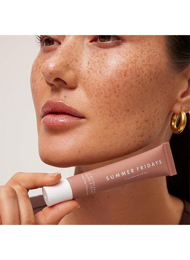SUMMER FRIDAYS - Summer Fridays Lip Butter Balm - Conditioning Lip Mask and Lip Balm for Instant Moisture, Shine and Hydration - Sheer-Tinted, Soothing Lip Care - Vanilla Beige (.5 Oz) - Image 1
