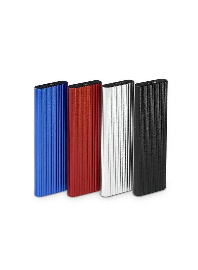 M.2NGFF Mobile Hard Disk Box Type-C3.1 Interface SSD Solid State Drive Box Laptop External-Color:Royal Blue