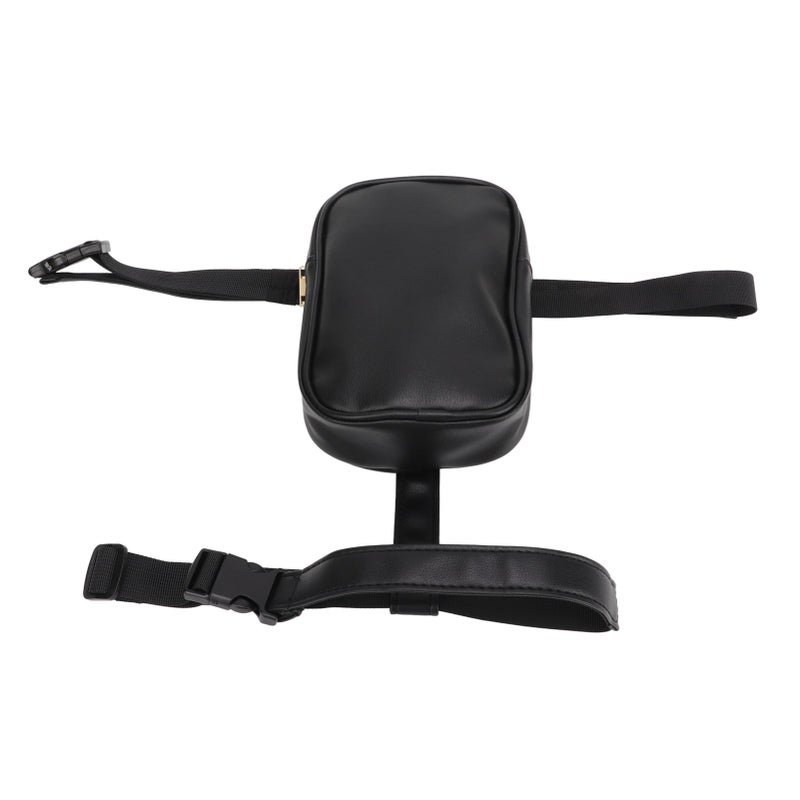 Thigh Harness Leg Bag PU Leather Waterproof Large Capacity Stable Women Thigh Harness Leg Purse for Daily Outdoor Black - Image 5