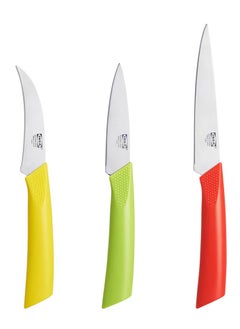 IKEA FRAKTA 3-piece multi-color knife set  - Image 1