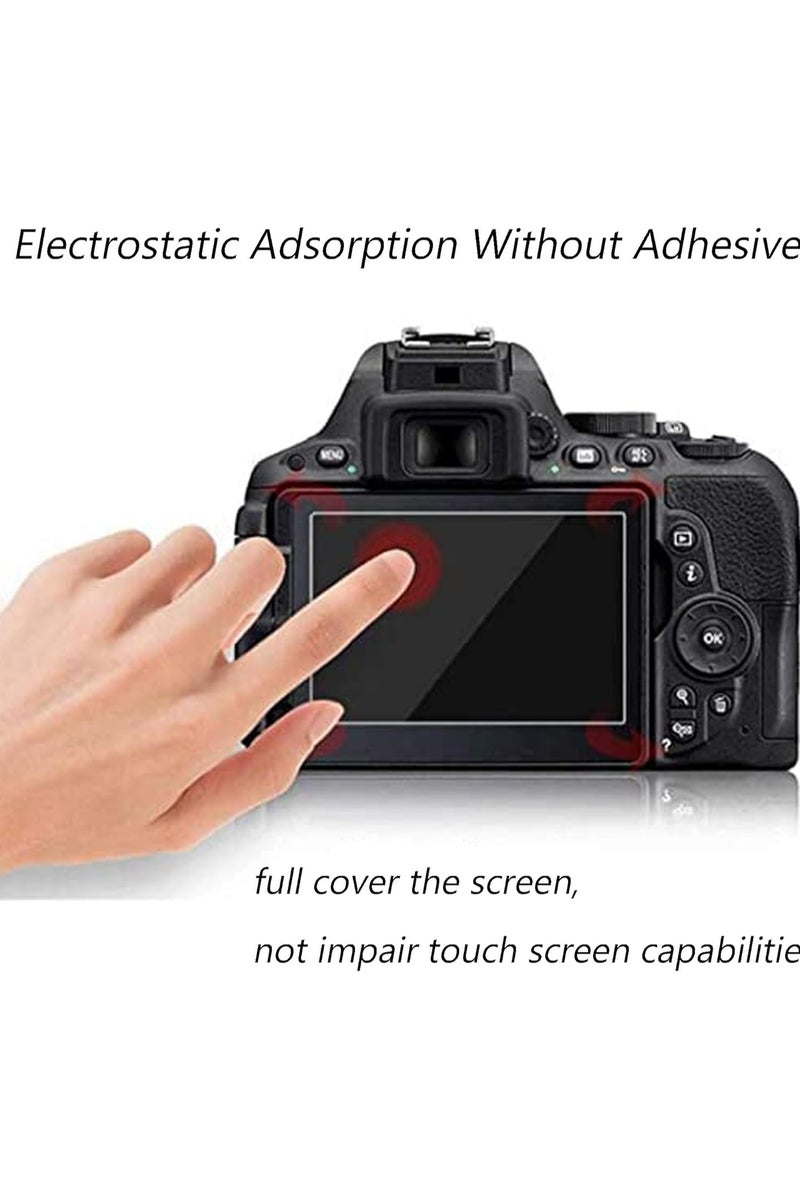 general Screen protector film for Panasonic LUMIX GH6 4K digital camera, 0.3mm 9H hardness tempered glass film 【3 packs】 - Image 2