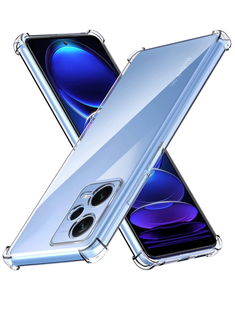 Xiaomi Redmi Note 12 Pro Plus+ Anti Shock Transperent Case - Image 1