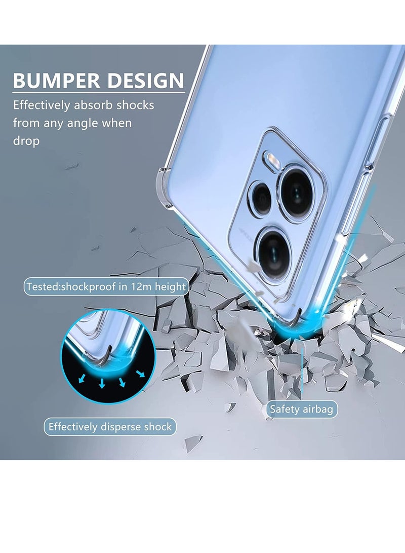 Xiaomi Redmi Note 12 Pro Plus+ Anti Shock Transperent Case - Image 2