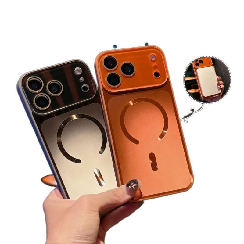 MagSafe iPhone 14 Drop Protection Acrylic for 14 Plus 14 Pro 14 Pro Max and Full Coverage and Matte Finish in Champagne Gold finish - Image 2