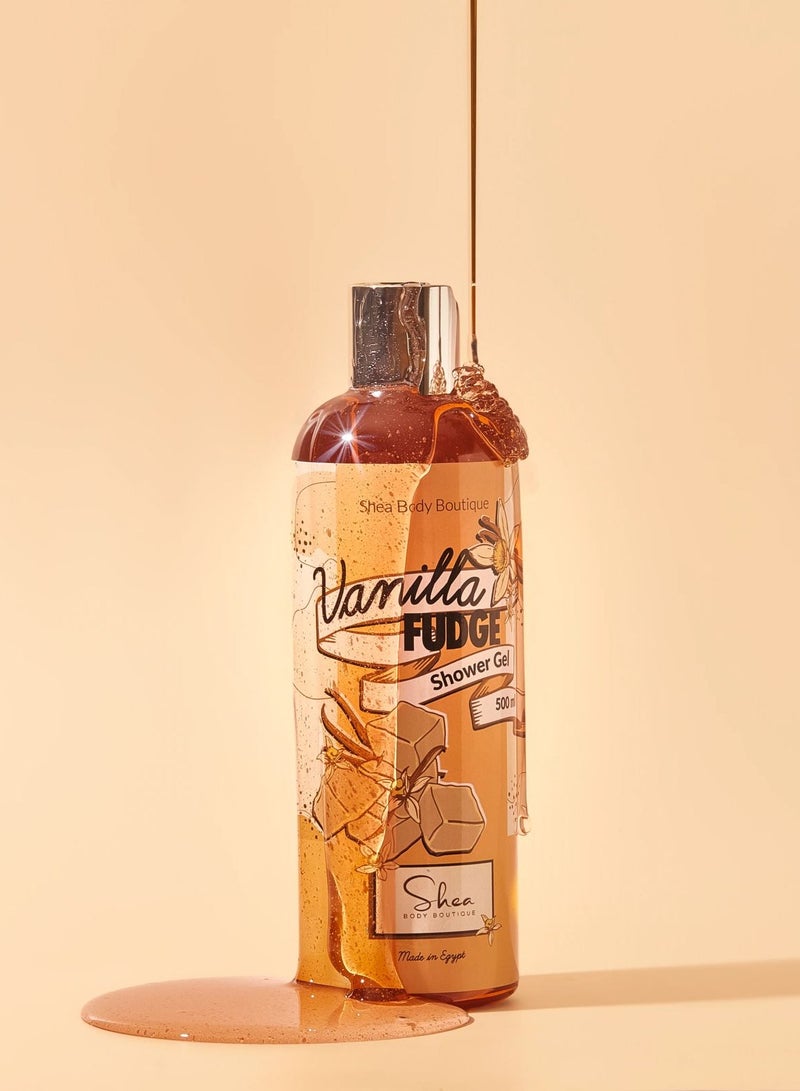Shea Body Boutique  Vanilla Fudge showergel 500 ml - Image 2