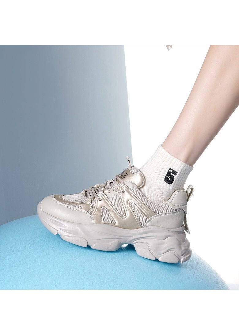 M MIAOYAN Magnetic energy vibration women's thick-soled sports and casual shoes multi-functional massage dad shoes  - Image 3