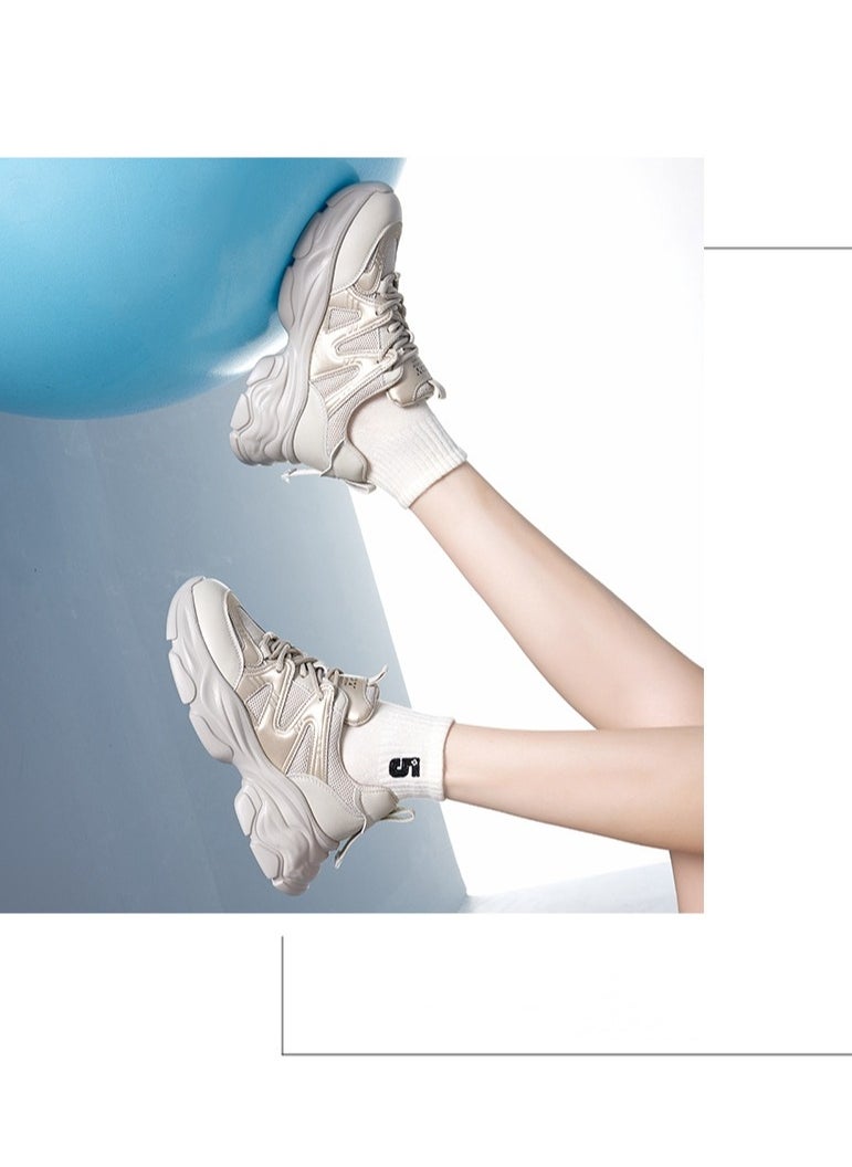 M MIAOYAN Magnetic energy vibration women's thick-soled sports and casual shoes multi-functional massage dad shoes  - Image 4