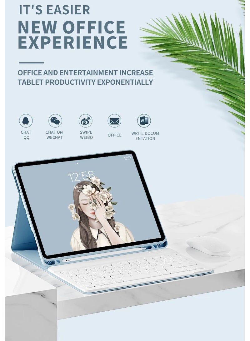 general Arabic and English Keyboard Case for iPad 10.2'' 9th Gen 2021 8th Gen 2020 7th Gen 2019 iPad Pro 10.5'' 2017 iPad Air 3rd Gen 10.5 2019 - Image 2