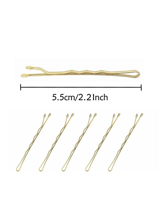 YINGFENG 150PCS 2.2Inch Blonde Bobby Pins, Super Grip Gold Hair Clips with Box, YINGFENG Reusable Non Slip Hair Pins, Suitable for All Hair Types - Image 4