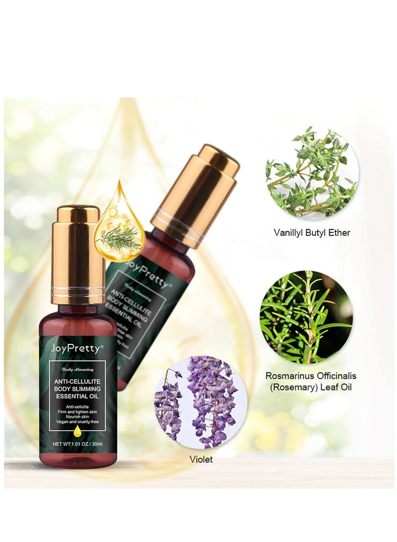 JoyPretty Anti Cellulite Body Slimming Essential Oil Anti Cellulite Firm and Tighten Skin Nourish Skin Body Slim Oil with Natural Ingredients 30ml - Image 1