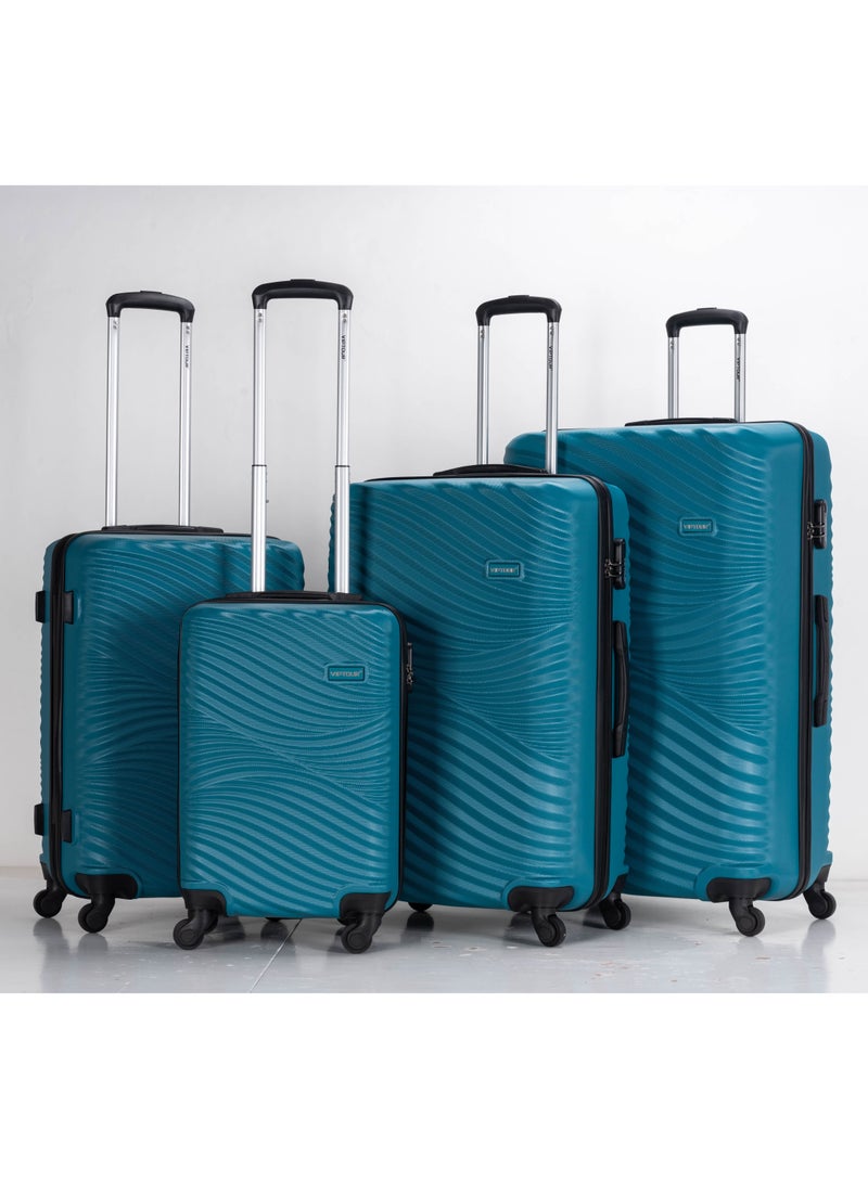 VIPTOUR Set of 4 ABS Trolley Luggage With Number Lock 20,24,28,32 Inches - Image 1