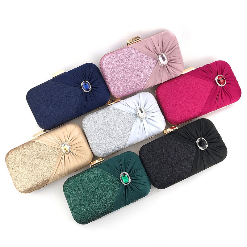 Hengmei Lazada New Diamond-Embedded Evening Bag Women'S Clutch Party Diamond-Embedded Banquet Bag - Image 5