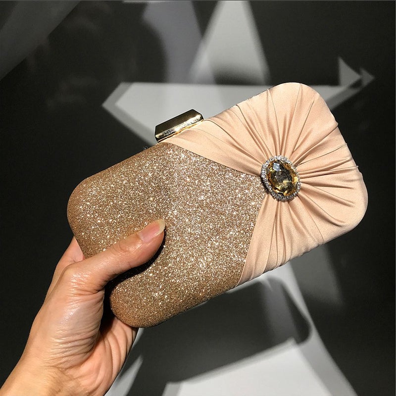 Hengmei Lazada New Diamond-Embedded Evening Bag Women'S Clutch Party Diamond-Embedded Banquet Bag - Image 3
