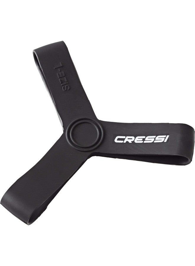Cressi Rubber Fin Keeper, Black, Large - Image 3