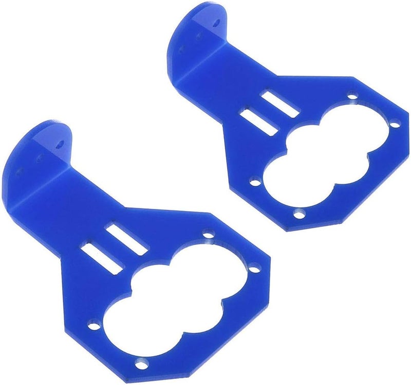 Eoutstanding 2PCS Blue Cartoon Ultrasonic Sensor Mounting Bracket Holder for HC-SR04 Smart Car Arduino - Image 1