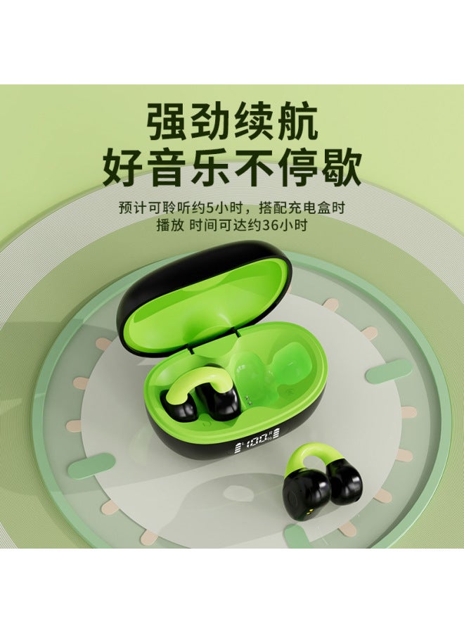 Neutral New Non-in-ear Real Wireless Bluetooth Headset Clip Ear Sports Running Dedicated Long Endurance For Apple - Image 3