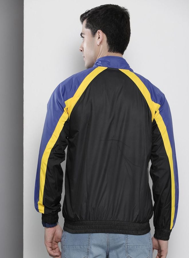 The Indian Garage Co Men Regular Fit Printed Round Neck Long Sleeves Windcheater - Image 2