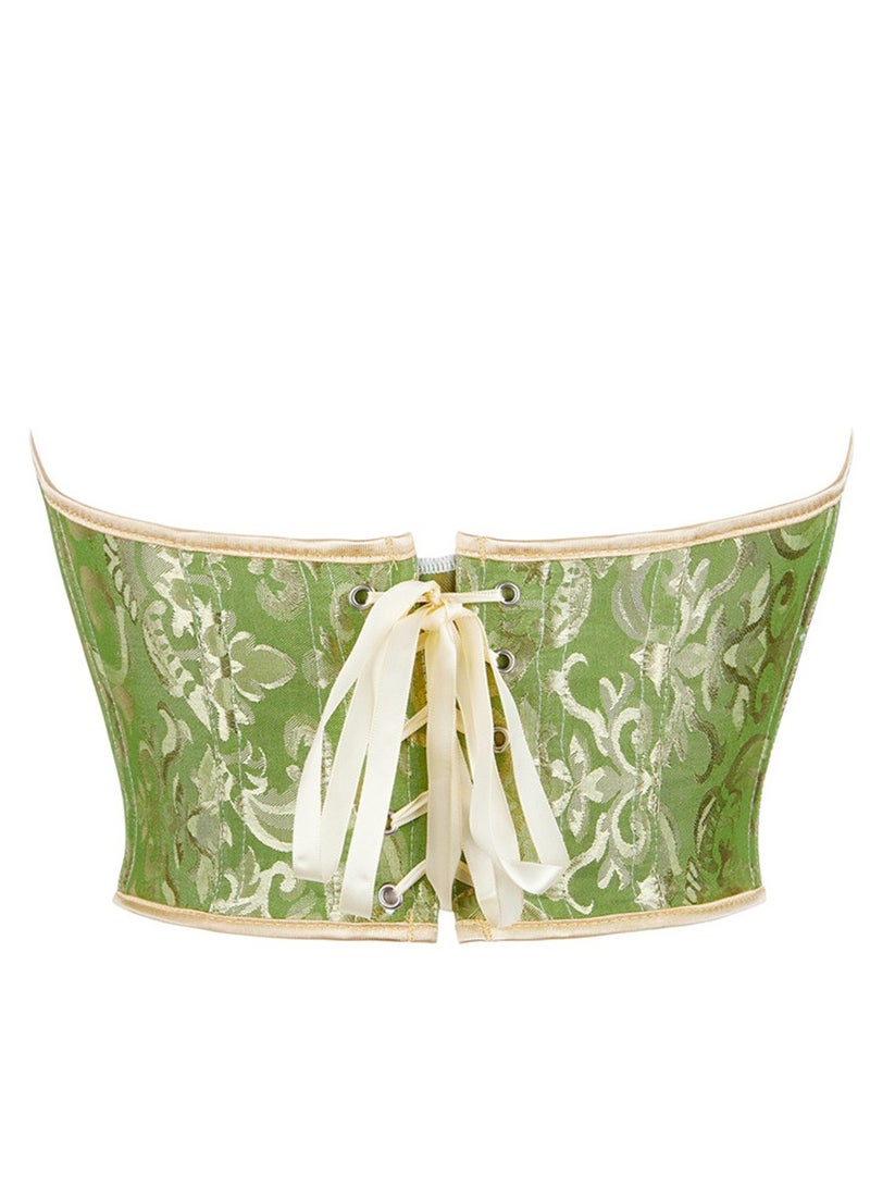 Loquat Fashion Trend High 28CM Corset Green - Image 3