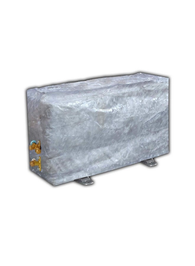 KANUSHI Plastic Industries 100% Waterproof Split Ac Cover For Outdoor Unit 1.5 To 2.0 Ton Capacity (Var-Ac-Out-Transparent) (Ac-Out-Transparent) - Image 1