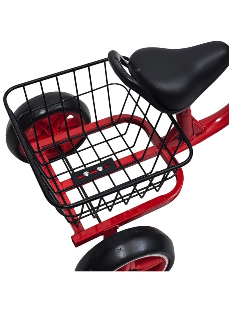 بيبي كارا دراجة ثلاثية العجلات للأطفال من سن 2 إلى 4 سنوات - دراجة أطفال بمقعد قابل للتعديل - Image 4